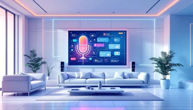 Voice assistant integration with smart home devices.